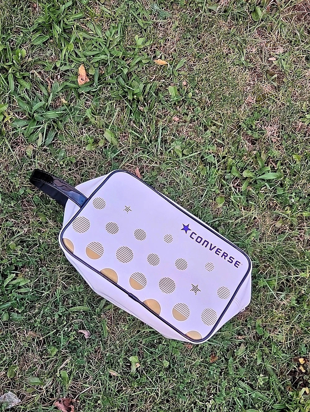 Converse Crossbody Bag Geometric White & Gold